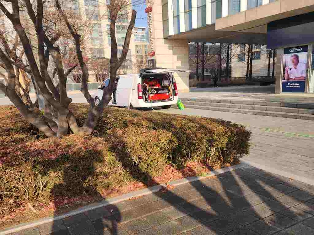 광주 상가 건물 고압세척 출동
